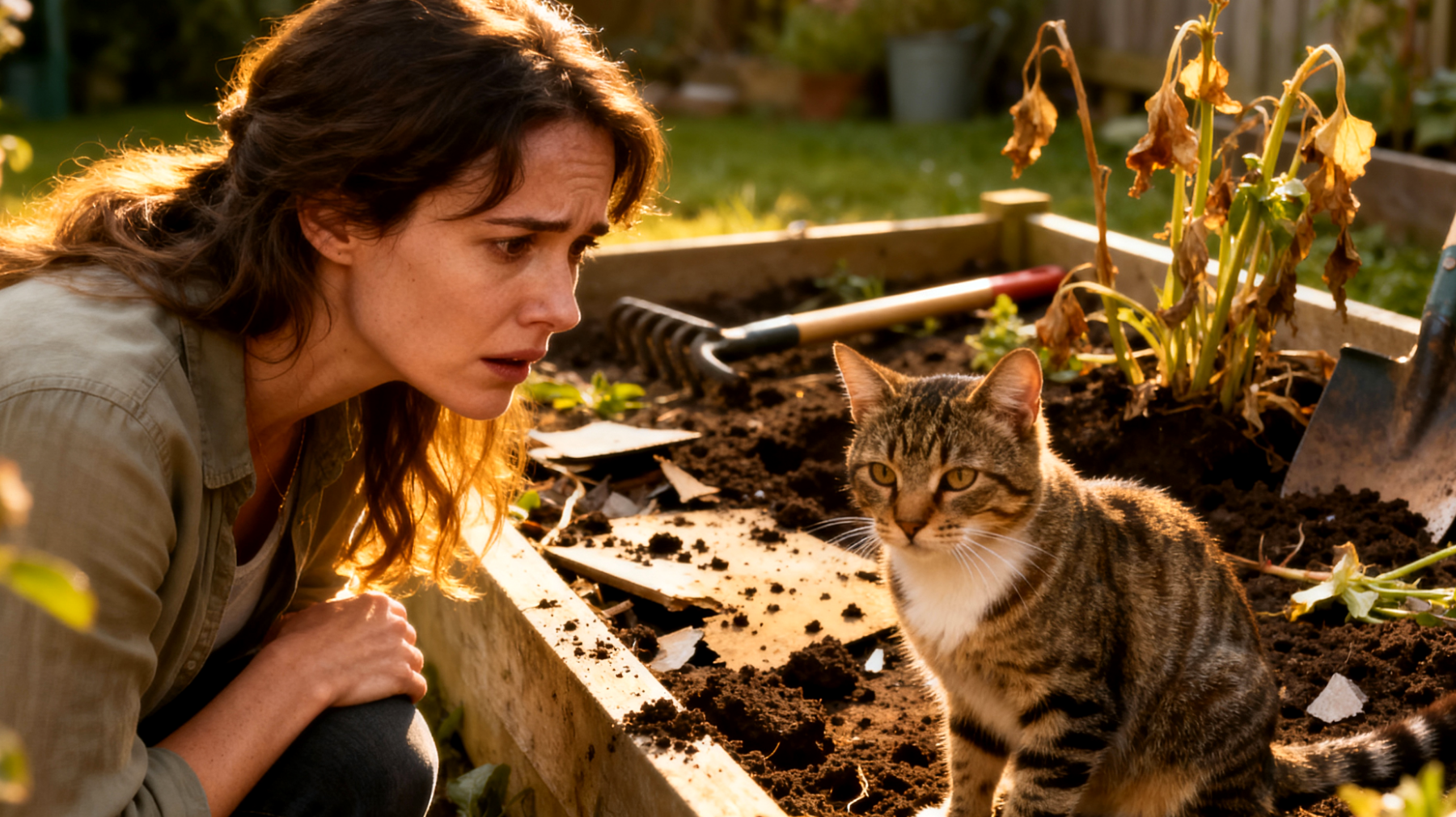 Katzen zeigen im Garten oft unerwünschtes Verhalten wie das Graben in Beeten, Markieren von Pflanzen oder Jagen von Vögeln, was sowohl für die Gartengestaltung als auch für die Nachbarschaft problematisch sein kann"