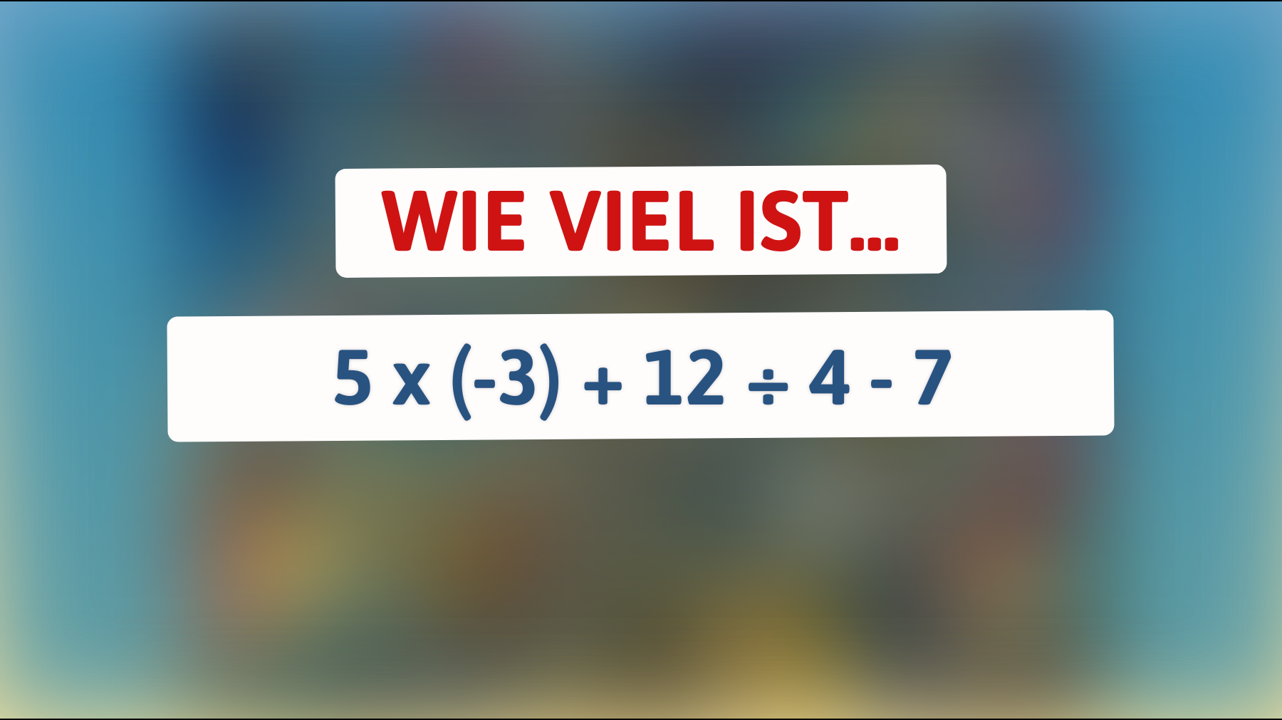 Nur ein wahrer Denker kann dieses mathematische Rätsel lösen: Können Sie es knacken?"