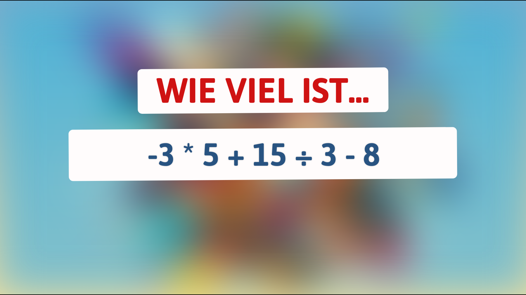 Wer kann's lösen? Nur die klügsten Köpfe knacken dieses mathematische Rätsel! Bist du dabei?"